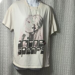 American Eagle Outfitters Beige Band Tee